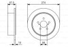 Фото 1 - диск гальмівний BOSCH 0986479A82 Диск гальмівний BOSCH 0986479A82 (фото 1)