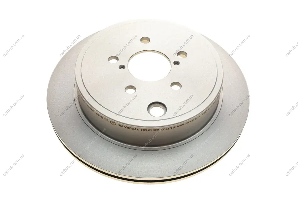 Диск гальмівний задн лів/прав SUBARU BRZ, LEGACY V, OUTBACK TOYOTA GR 86, GT 86 2.0-3.6 05.09- BOSCH 0 986 479 A83 (фото 1)