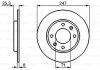 ДИСК тормозной задний COATED BOSCH 0 986 479 B35 (фото 6)