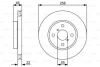 Диск гальмівний передн лів/прав DAIHATSU CHARADE VIII TOYOTA YARIS, YARIS / VIOS 1.0-1.5H 01.05- BOSCH 0 986 479 C06 (фото 6)
