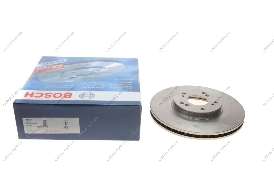 Диск гальмівний (передній) Honda Civic/CR-V 2.0/2.2 CTDi 01- (300x25) (вентильований) BOSCH 0 986 479 R24 (фото 1)