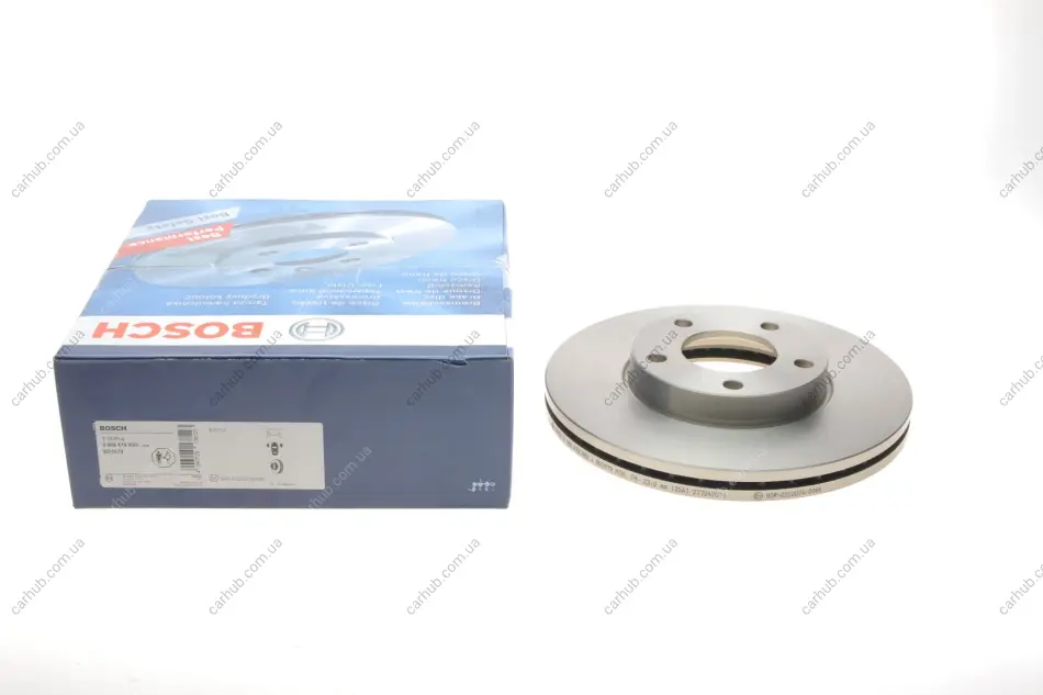 Диск гальмівний (передній) Mazda 3 03-14/Mazda 5 05- (278x25) (з покр.) (вент) BOSCH 0 986 479 R83 (фото 1)
