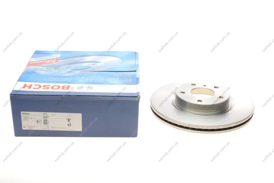 Диск гальмівний (передній) Nissan Teana 03- (296x24) (вентил.) (з покритю) BOSCH 0 986 479 T44 (фото 1)