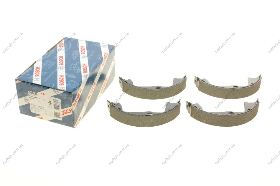 Колодки ручника Opel Omega B 94-03 (160x25) BOSCH 0 986 487 214 (фото 1)