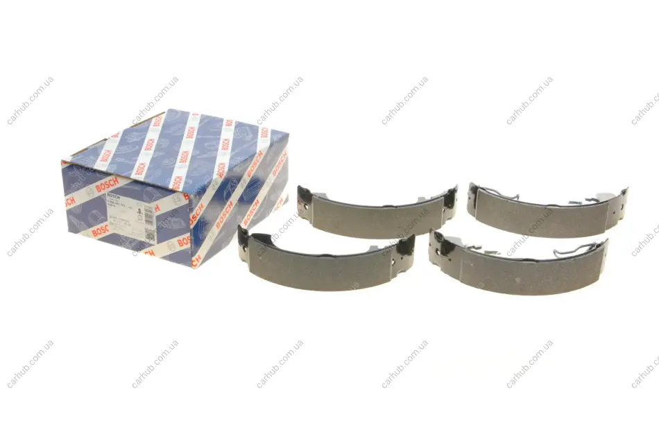 Колодки гальмівні (задні) Citroen Nemo/Peugeot Bipper 08- (барабанные) (228.6x42) BOSCH 0 986 487 703 (фото 1)
