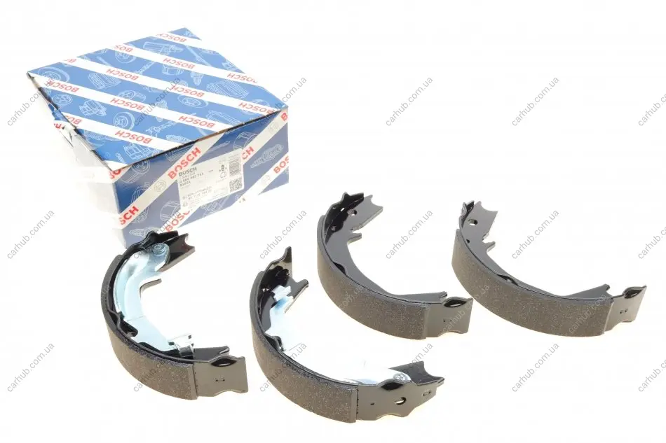 Комплект гальмівних колодок Hyundai Santa Fe 00-10/Elantra 05-/Kia Optima 15-/Sportage 04- (190x40) BOSCH 0 986 487 711 (фото 1)