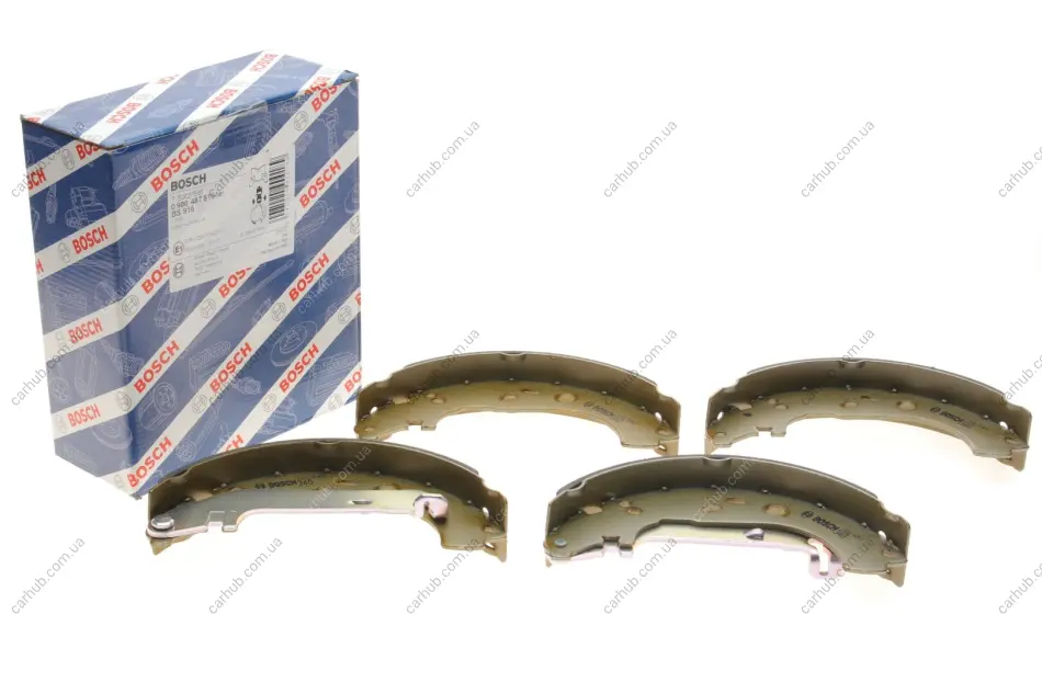 Колодки гальмівні (задні) Ford Focus II 04-12 (228x42.3) BOSCH 0 986 487 810 (фото 1)