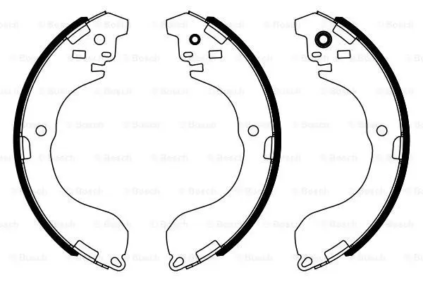 Гальмівна колодка NISSAN JUKE 1.2/1.5D/1.6 06.10-12.19 BOSCH 0 986 487 962 (фото 1)