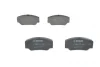 Комплект гальмівних колодок передн, FORD TRANSIT 1.6/2.0/2.5D 09.85-09.92 BOSCH 0 986 491 410 (фото 2)