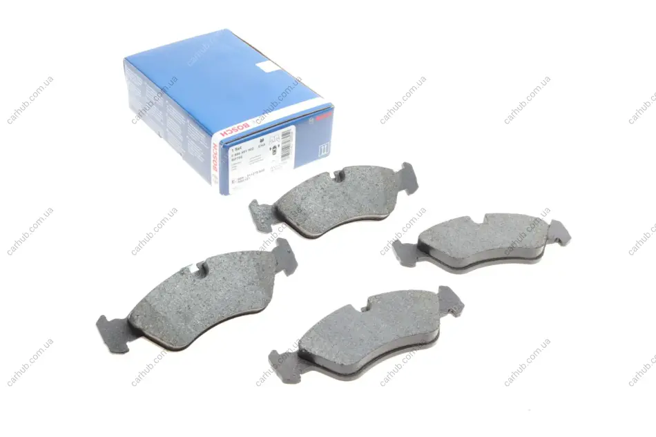 Колодки гальмівні (передні) Opel Astra F 91-98/Kadett E 87-93/Vectra A/B 88-03 BOSCH 0 986 491 900 (фото 1)