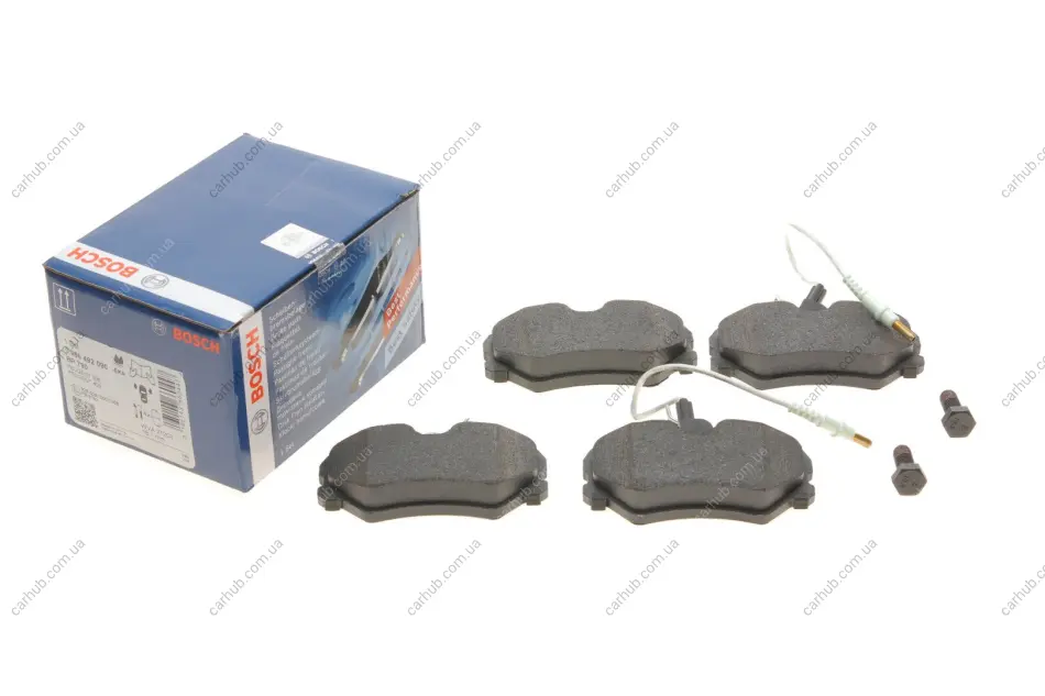 Колодки гальмівні (передні) Peugeot 405 87-96 BOSCH 0 986 492 090 (фото 1)