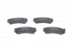 Комплект гальмівних колодок передн, NISSAN SUNNY II SUZUKI SWIFT II TATA INDICA, INDIGO 1.3-1.8 06.86- BOSCH 0 986 493 450 (фото 7)