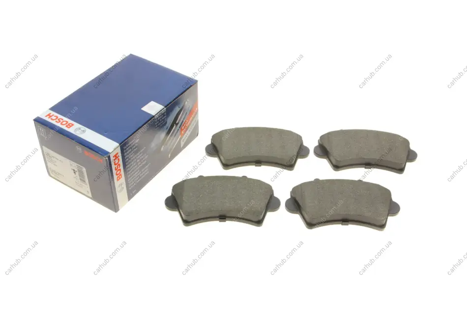 Комплект гальмівних колодок передн, NISSAN INTERSTAR OPEL MOVANO A RENAULT MASTER II 1.9D-3.0D 12.97- BOSCH 0 986 494 031 (фото 1)