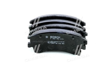 ТОРМОЗНЫЕ КОЛОДКИ BOSCH 0 986 494 079 (фото 1)