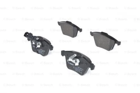 Комплект гальмівних колодок передн, AUDI A3 SEAT LEON SKODA SUPERB II VW EOS, GOLF V, PASSAT B6 1.2-3.6 05.03-08.15 BOSCH 0 986 494 103