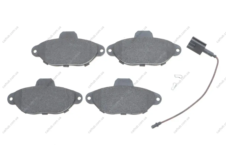 Колодки гальмівні (передні) Fiat 500 07-/Panda 03- (+датчики) BOSCH 0 986 494 115 (фото 1)