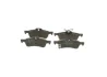 Комплект гальмівних колодок задн, DAIHATSU CHARADE VIII TOYOTA YARIS 1.0-1.8 01.05- BOSCH 0 986 494 130 (фото 1)