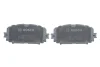 Комплект гальмівних колодок передн, TOYOTA PRIUS, PRIUS PHV, YARIS, YARIS / VIOS 1.0-1.8H 08.05- BOSCH 0 986 494 196 (фото 4)