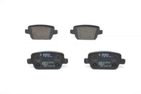 Колодки гальмівні (задні) Ford Kuga 08-/Mondeo IV 07-15 (TRW) BOSCH 0 986 494 214