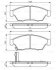 Комплект гальмівних колодок BOSCH 0986494238 (фото 1)