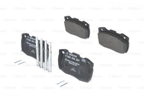 Колодки гальмівні (передні) Land Rover Defender 90-16 0 986 494 291 BOSCH 0986494291