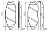 Колодки гальмівні (передні) Hyundai Terracan/Equus/Kia Amanti 99- BOSCH 0 986 494 347 (фото 2)