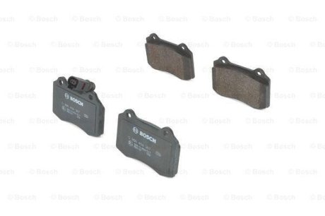 Колодки гальмівні (передні) Seat Leon/Toledo 98-06 (+датчик) 0 986 494 367 BOSCH 0986494367