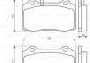 Колодки гальмівні (передні) Seat Leon/Toledo 98-06 (+датчик) 0 986 494 367 BOSCH 0986494367 (фото 8)