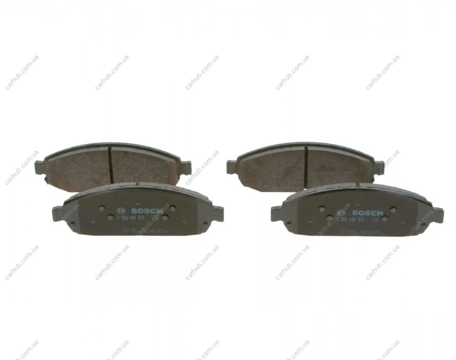 Колодки гальмівні (передні) Jeep Grand Cherokee III/IV 04-/Commander 05-10 (Akebono) BOSCH 0 986 494 370 (фото 1)