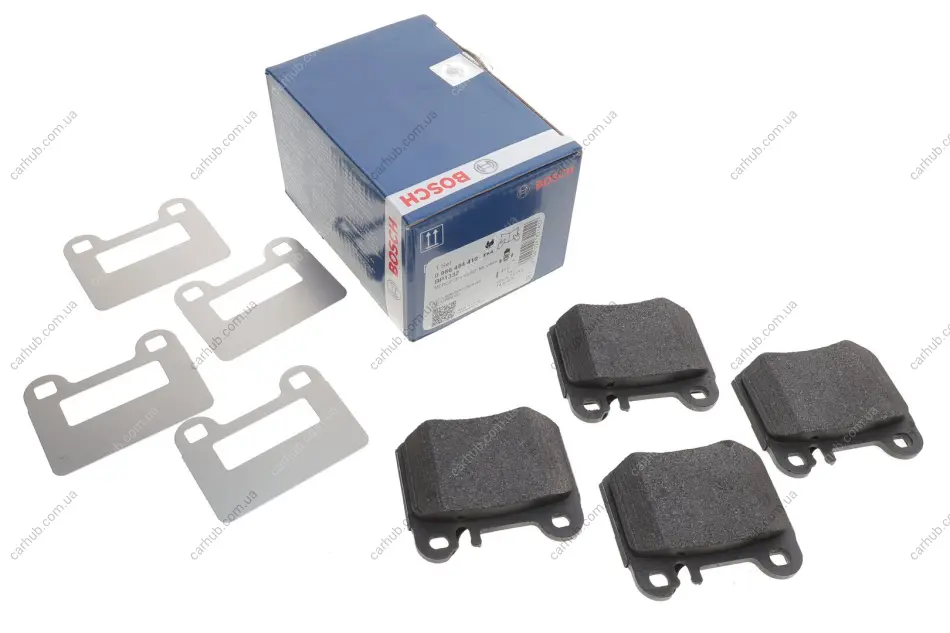 Комплект гальмівних колодок задн, MERCEDES M (W163) 2.7D-5.4 02.98-06.05 BOSCH 0 986 494 410 (фото 1)