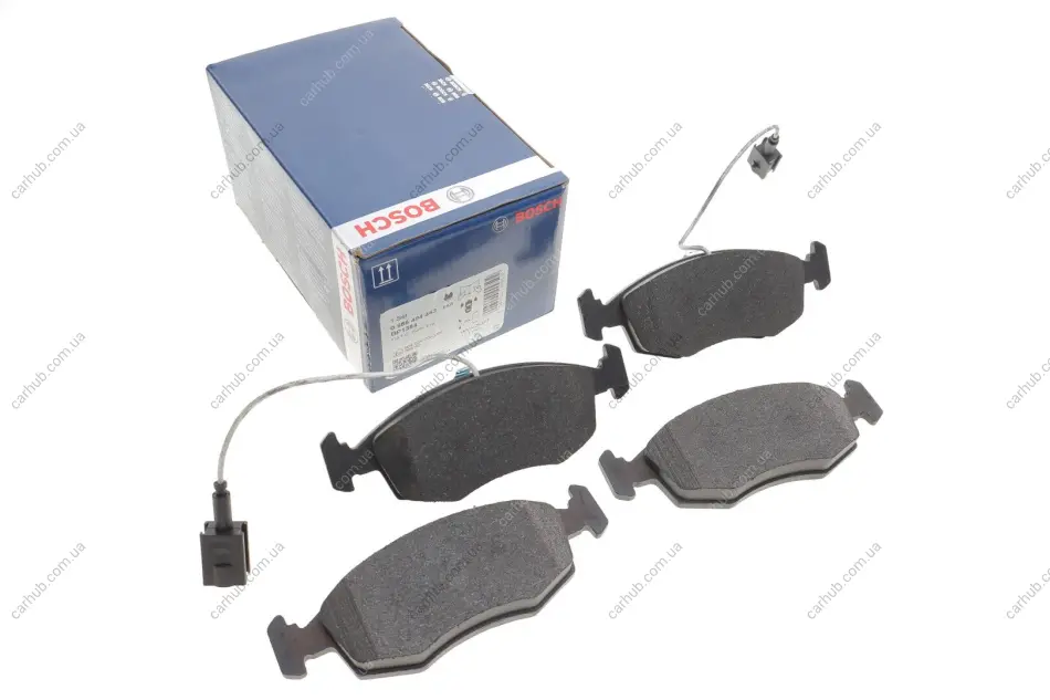 Колодки гальмівні (передні) Fiat 500/Punto 05- BOSCH 0 986 494 463 (фото 1)