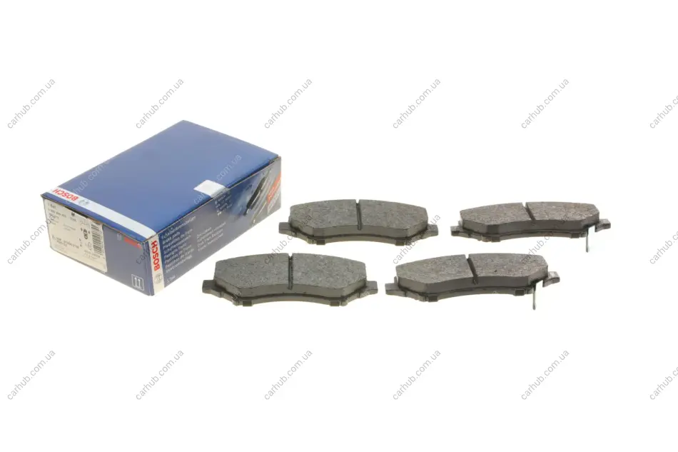 Колодки гальмівні (передні) Chrysler Grand Voyager V 07-/Dodge Caravan 08-/VW Routan 08-13 BOSCH 0 986 494 493 (фото 1)
