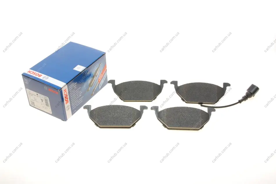 Колодки гальмівні (передні) Audi A3/Skoda Fabia/Octavia 96-13/VW Caddy 04-15/Golf 97- (+датчик) BOSCH 0 986 494 524 (фото 1)