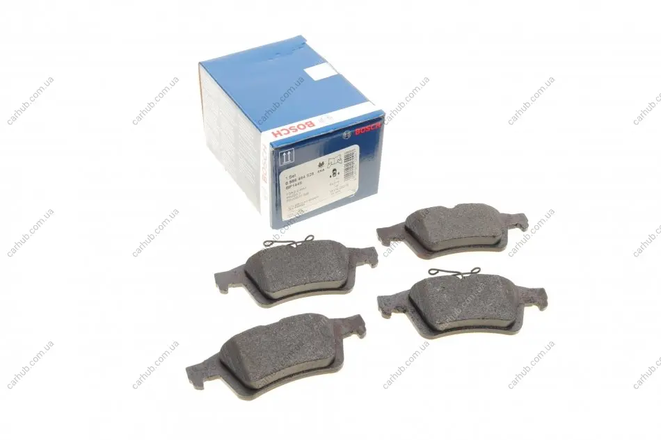 Комплект гальмівних колодок (задніх) Citroen C5/Ford C-Max 07-/Focus/Connect 04-13/Renault Laguna 07-15/Volvo BOSCH 0 986 494 528 (фото 1)