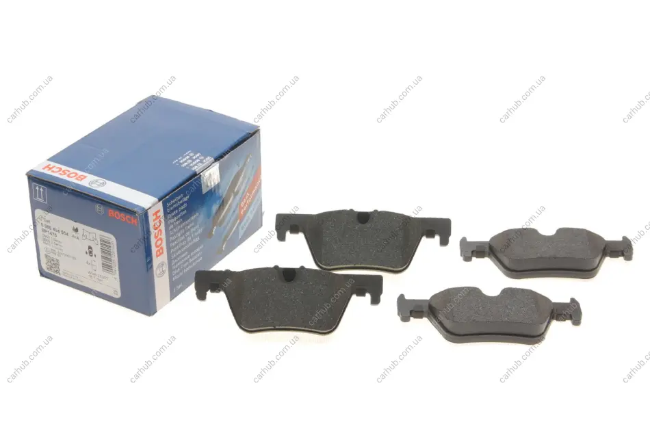 Колодки гальмівні (задні) BMW 1 (F20-21)/2 (F22-23/F27/F45)/3 (F30-31/F34/F80)/4 (F32-33/F36) 11- BOSCH 0 986 494 554 (фото 1)