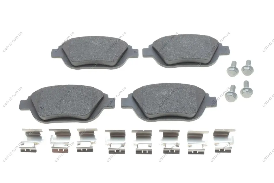 Колодки гальмівні (передні) Citroen С3/DS3 09-/C4 Cactus/Peugeot 2008 13- BOSCH 0 986 494 564 (фото 1)