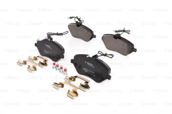 Комплект гальмівних колодок передн, CITROEN C5 III, C6 PEUGEOT 407, 607 1.6D-3.0 02.00- BOSCH 0 986 494 585 (фото 1)