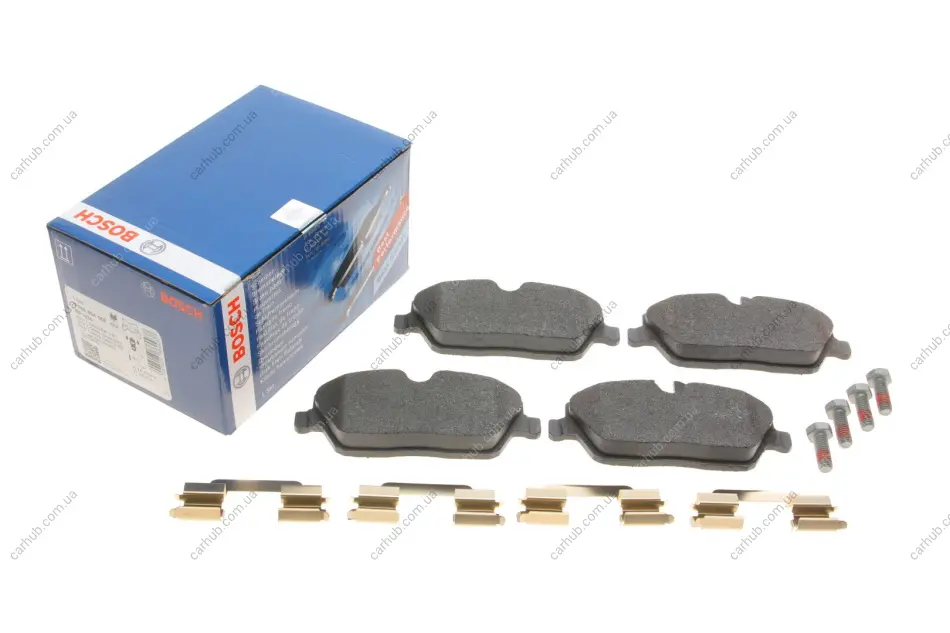 Колодки гальмівні (передні) BMW 1 (E81/E82/E87/E88) 04-13/2 (F45) 14-18 BOSCH 0 986 494 588 (фото 1)