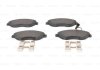 Колодки гальмівні (передні) Citroen Jumper/Fiat Ducato/Peugeot Boxer 06- (Brembo) (з датчиком) 0 986 494 591 BOSCH 0986494591 (фото 6)