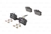 Комплект гальмівних колодок задн, FORD GALAXY I, GALAXY MK I RENAULT TWINGO II SEAT ALHAMBRA VW SHARAN 1.2-2.8 03.95-08.13 BOSCH 0 986 494 599 (фото 1)