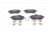 Комплект гальмівних колодок задн/передн, FIAT SCUDO, ULYSSE PEUGEOT 807, EXPERT 1.6-2.2D 02.96- BOSCH 0 986 494 615 (фото 7)