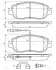 Комплект гальмівних колодок задн/передн, FIAT SCUDO, ULYSSE PEUGEOT 807, EXPERT 1.6-2.2D 02.96- BOSCH 0 986 494 615 (фото 8)