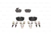 Комплект гальмівних колодок задн, VW CALIFORNIA T4 CAMPER, TRANSPORTER T4 1.8-2.8 07.90-06.03 BOSCH 0 986 494 619 (фото 2)