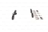 Комплект гальмівних колодок задн, VW CALIFORNIA T4 CAMPER, TRANSPORTER T4 1.8-2.8 07.90-06.03 BOSCH 0 986 494 619 (фото 5)