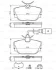 Комплект гальмівних колодок задн, VW CALIFORNIA T4 CAMPER, TRANSPORTER T4 1.8-2.8 07.90-06.03 BOSCH 0 986 494 619 (фото 8)