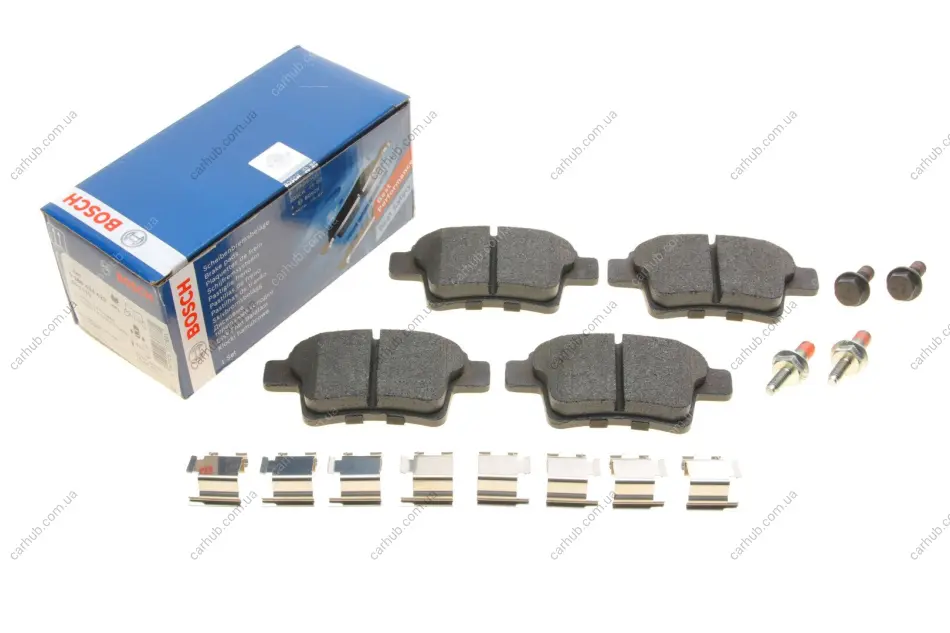 Комплект гальмівних колодок задн, CITROEN C4 GRAND PICASSO I, C4 PICASSO I 1.6-2.0D 10.06-12.13 BOSCH 0 986 494 622 (фото 1)