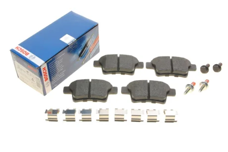 Комплект гальмівних колодок задн, CITROEN C4 GRAND PICASSO I, C4 PICASSO I 1.6-2.0D 10.06-12.13 BOSCH 0 986 494 622