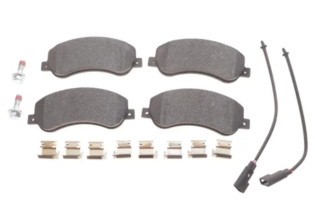 Колодки гальмівні (передні) Ford Transit 06-14/VW Amarok 10- (з датчиками) BOSCH 0 986 494 624