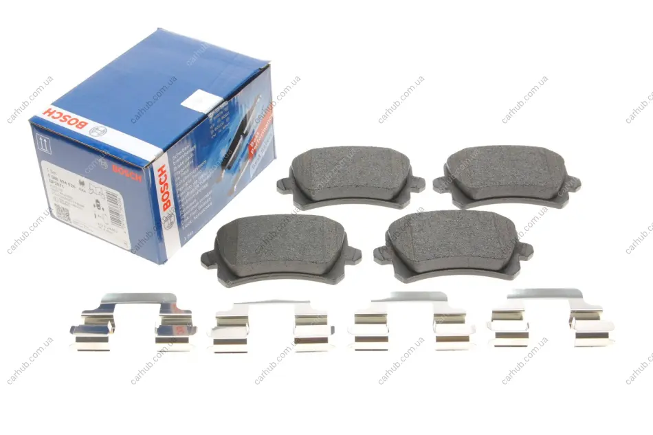 Комплект гальмівних колодок задн, VW CC B7, PASSAT ALLTRACK B7, PASSAT B6, PASSAT B7, SHARAN, TIGUAN 1.4-3.6 03.05-06.22 BOSCH 0 986 494 626 (фото 1)