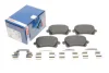 Комплект гальмівних колодок задн, VW CC B7, PASSAT ALLTRACK B7, PASSAT B6, PASSAT B7, SHARAN, TIGUAN 1.4-3.6 03.05-06.22 BOSCH 0 986 494 626 (фото 1)